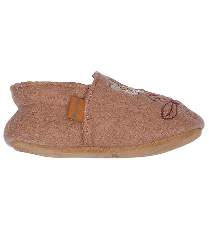Melton Hjemmesko - Uld - Winter Rose - Fawn Melton Hjemmesko - Uld - Winter Rose - Fawn