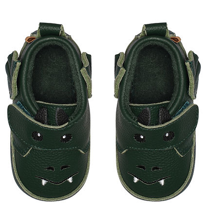Melton Skindfutter - Dark Green m. Drage