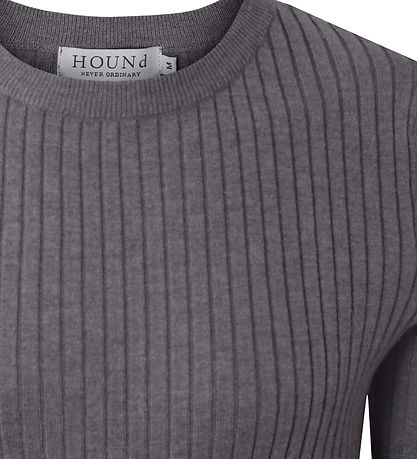 Hound Bluse - Strik - Grey