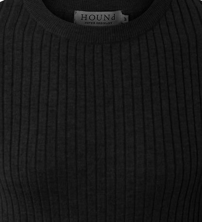 Hound Bluse - Strik - Black