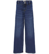 Kids Only Jeans - Noos - KogSylvie - Wide Leg - Dark Blue Denim Kids Only Jeans - Noos - KogSylvie - Wide Leg - Dark Blue Denim