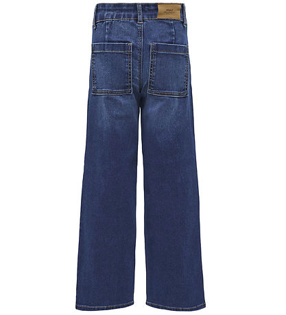 Kids Only Jeans - Noos - KogSylvie - Wide Leg - Dark Blue Denim Kids Only Jeans - Noos - KogSylvie - Wide Leg - Dark Blue Denim