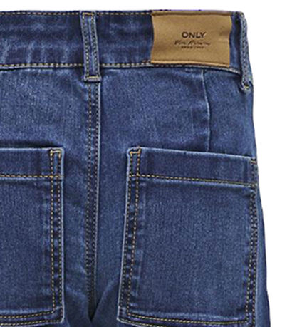 Kids Only Jeans - Noos - KogSylvie - Wide Leg - Dark Blue Denim Kids Only Jeans - Noos - KogSylvie - Wide Leg - Dark Blue Denim