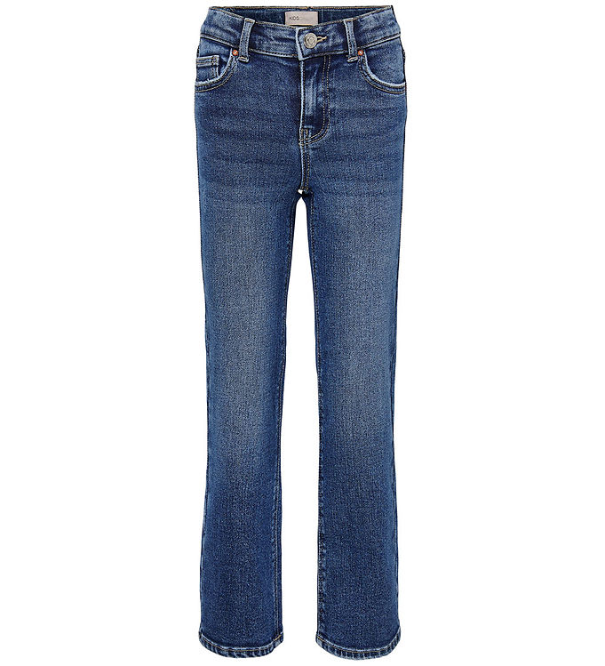 KIDS ONLY KOGJUICY wide fit jeans i blå til piger