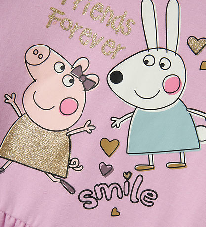 Name It Kjole - NmfAmira - Peppa Pig - Pastel Lavender m. Glimme Name It Kjole - NmfAmira - Peppa Pig - Pastel Lavender m. Glimme