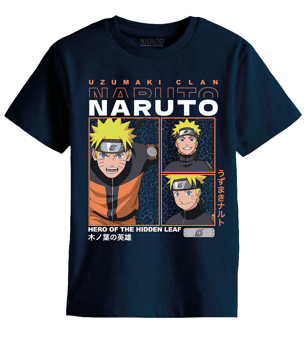 Name It T-Shirt - Noos - NkmJadil Naruto - Dark Sapphire - Name It - 9-10 Jahre (134-140) - T-Shirts