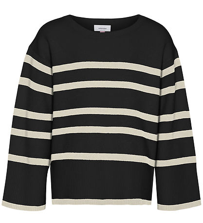 Vero Moda Girl Bluse - VmSaba - Black/Birch Vero Moda Girl Bluse - VmSaba - Black/Birch