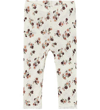 Name It Leggings - Uld - Noos - NmfWang - Snow White m. Hulmønst Name It Leggings - Uld - Noos - NmfWang - Snow White m. Hulmønst