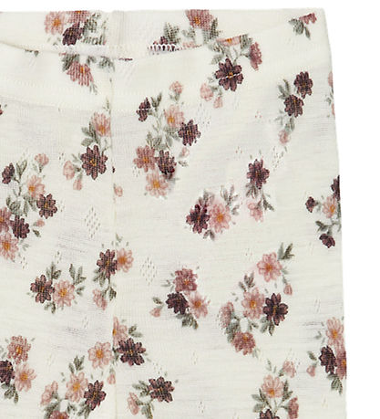 Name It Leggings - Uld - Noos - NmfWang - Snow White m. Hulmønst Name It Leggings - Uld - Noos - NmfWang - Snow White m. Hulmønst