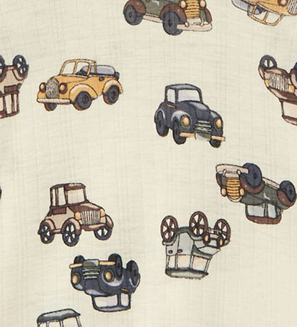 Name It Bluse - Uld - Noos - NmmWang - Snow White m. Biler Name It Bluse - Uld - Noos - NmmWang - Snow White m. Biler