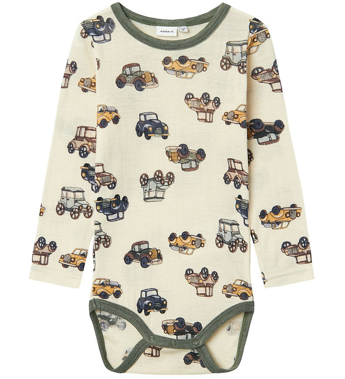 Name It Body l/æ - Uld - Noos - NmmWang - Snow White m. Biler