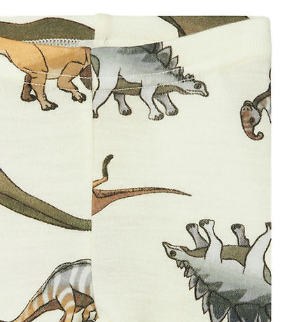 Name It Leggings - Uld - NbmWillitus - Snow White m. Dinosaurer