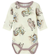 Name It Body l/æ - Uld - NbfWillitus - Snow White m. Enhjørninge Name It Body l/æ - Uld - NbfWillitus - Snow White m. Enhjørninge