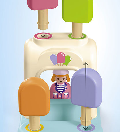 Playmobil Junior - Oplevelsestårn Med Isbod - 71703 - 18 Dele