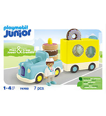 Playmobil Junior - Skør Donut Truck - 71702 - 7 Dele