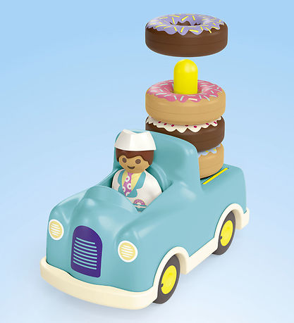 Playmobil Junior - Skør Donut Truck - 71702 - 7 Dele