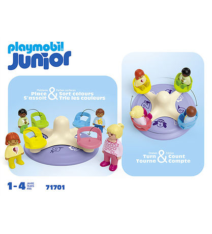 Playmobil Junior - Talkarrusel - 71701 - 5 Dele