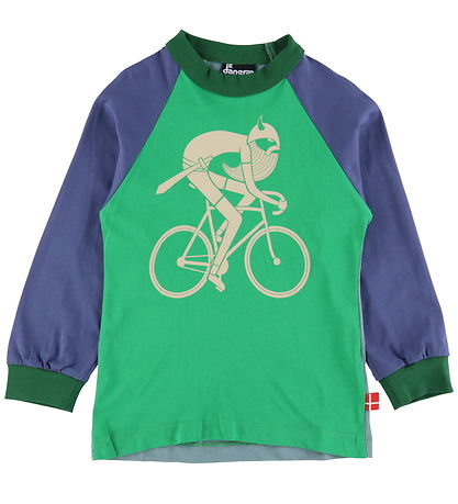 Danefæ Bluse - Danebasic Raglan - Multi 2 Biking Viking Danefæ Bluse - Danebasic Raglan - Multi 2 Biking Viking