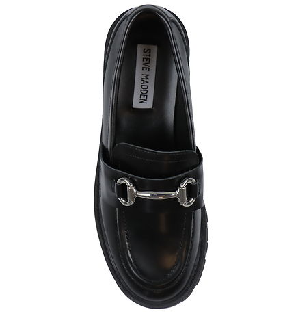 Steve Madden Sko - Lando-CN Loafer - Black Leather Steve Madden Sko - Lando-CN Loafer - Black Leather