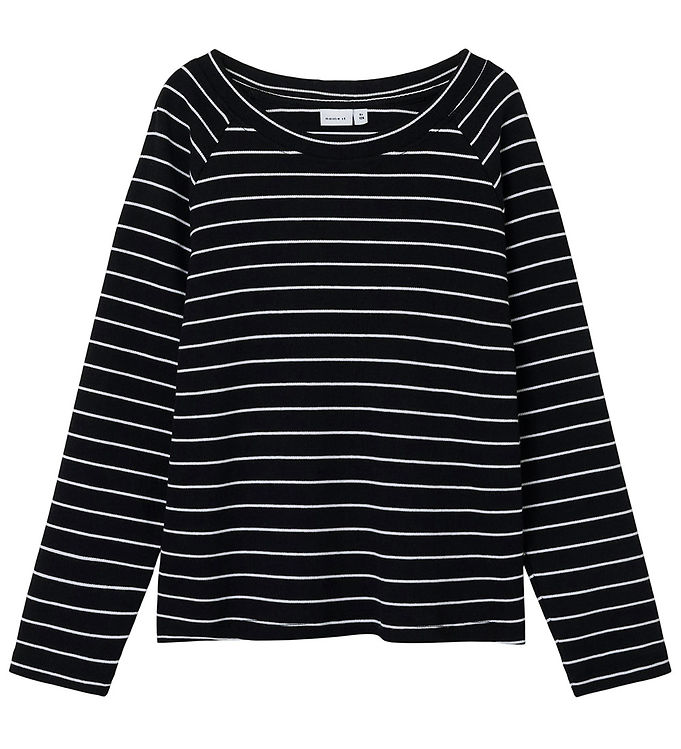 NAME IT Langærmet Bluse Nannie Black