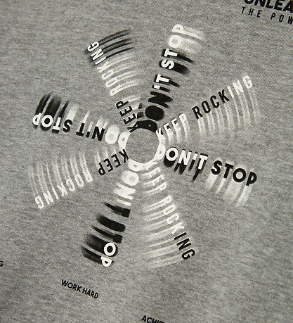 Name It Sweatshirt - NkmNonen - Grey Melange Name It Sweatshirt - NkmNonen - Grey Melange