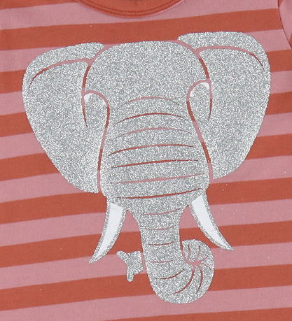 DYR-Cph Kjole - Dyrbirdy - Antique Rose/Swedish Red Elefant DYR-Cph Kjole - Dyrbirdy - Antique Rose/Swedish Red Elefant