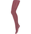 MP Strømpebukser - Rib - Celosia Glitter - Maroon MP Strømpebukser - Rib - Celosia Glitter - Maroon