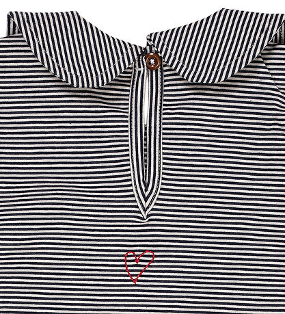 Copenhagen Colors Bluse - Navy/Cream Stripe