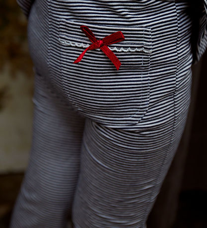 Copenhagen Colors Bukser - Navy/Cream Stripe