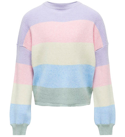 Kids Only Bluse - Strick - Noos - KogSandy - Lavendula/Roseate