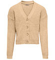 Kids Only Cardigan - Strik - KogMandy - Beige
