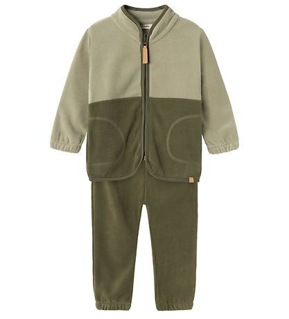 Lil Atelier Fleecesæt - NmmLaspektra - Laurel Oak