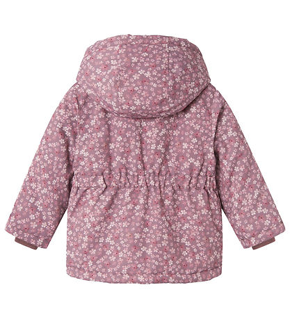 Name It Vinterjakke - NbfMaxi - Grape Shake/Flowers Name It Vinterjakke - NbfMaxi - Grape Shake/Flowers