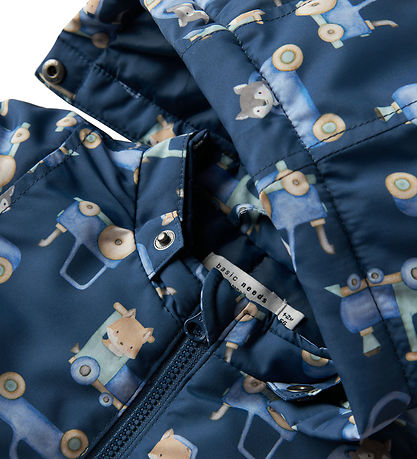 Name It Dynejakke - NbmMax - Dark Denim/Train