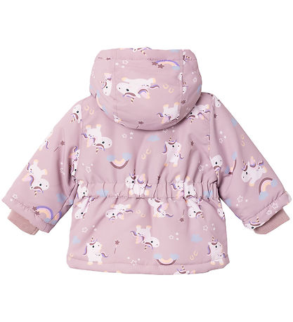 Name It Dynejakke - NbdMaxi - Mauve Shadows/Unicorn Name It Dynejakke - NbdMaxi - Mauve Shadows/Unicorn