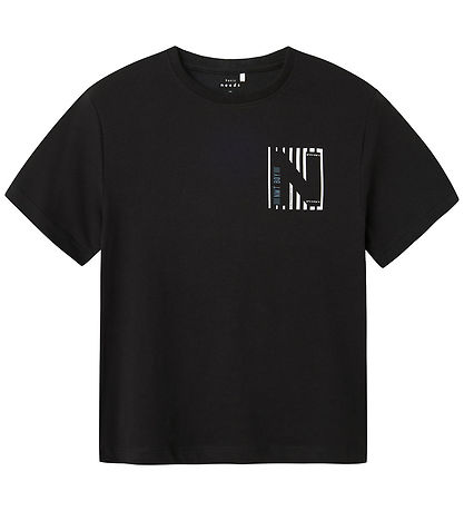 Name It T-shirt - NkmVilogo - Black/NMT Boy Name It T-shirt - NkmVilogo - Black/NMT Boy