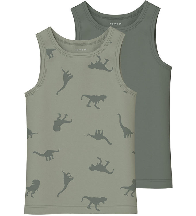 Name It Undertrøje - Noos - NmmTank - 2-pak - Agave Green