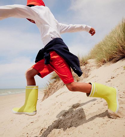 Aigle Gummistøvler - Lolly Pop 2 - Gul/Hvid