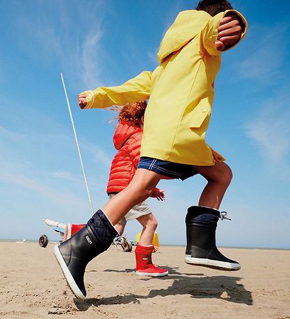 Aigle Termostøvler - Giboulee 2 - Navy/Hvid