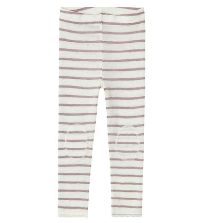 Name It Leggings - Uld - Noos - NmfWang - Snow White/Purple Dove Name It Leggings - Uld - Noos - NmfWang - Snow White/Purple Dove