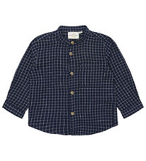 The New Skjorte - TnsLoke - Navy Blazer Check The New Skjorte - TnsLoke - Navy Blazer Check