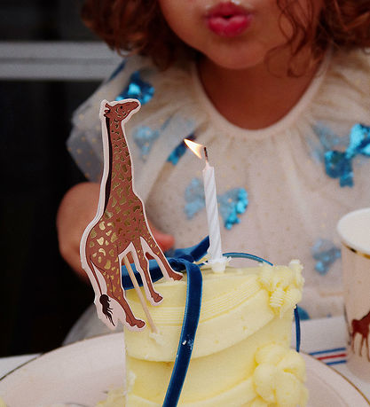 Konges Sløjd Fødselsdagssæt til 8 Personer - 49 Dele - Safari Konges Sløjd Fødselsdagssæt til 8 Personer - 49 Dele - Safari