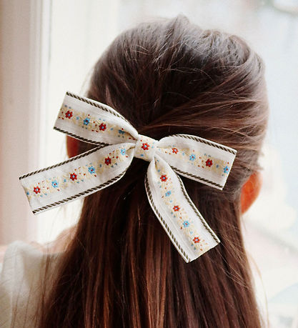 Konges Sløjd Hårsløjfe - Ribbon Bowie - Beige Konges Sløjd Hårsløjfe - Ribbon Bowie - Beige