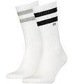Calvin Klein Strømper - 2-pak - Hvid Calvin Klein Strømper - 2-pak - Hvid