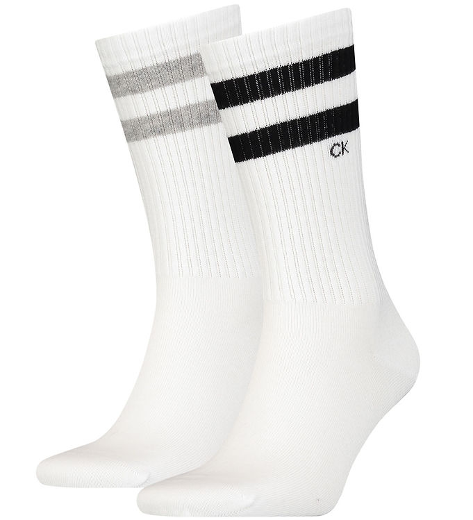 Calvin Klein Strømper - 2-pak - Hvid