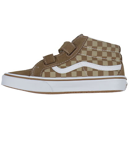 Vans Sko - SK8-Mid Reissue V Neutral - Checkerboard Brown/White Vans Sko - SK8-Mid Reissue V Neutral - Checkerboard Brown/White