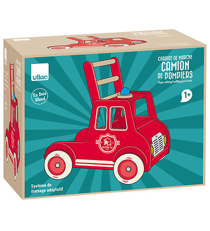 Vilac Gåvogn - Brandbil