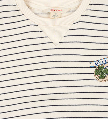 Konges Sløjd Sweatshirt - Amio - Antique White/Ombre Blue Konges Sløjd Sweatshirt - Amio - Antique White/Ombre Blue