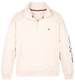 Tommy Hilfiger Sweatshirt - Essential Half Zip - Calico Heather