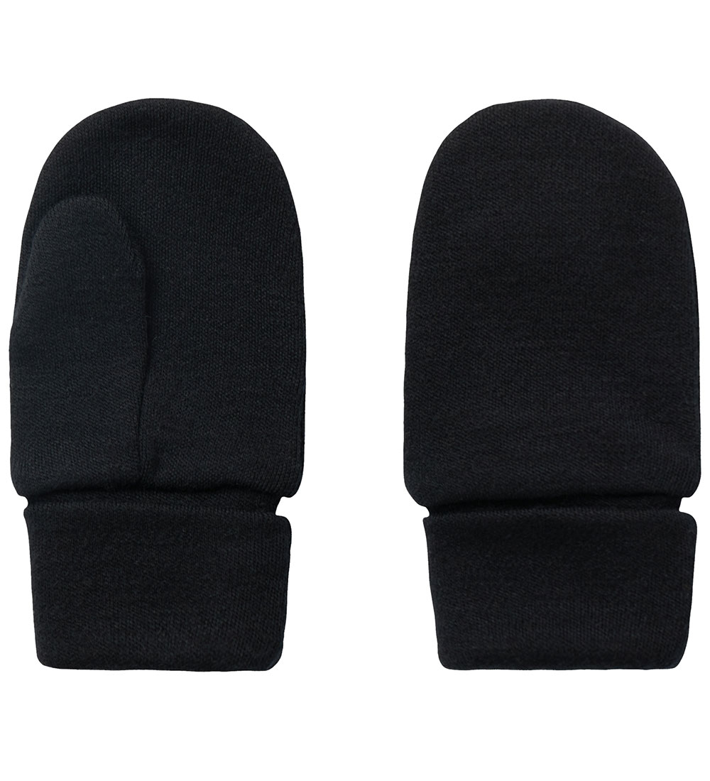 Name It Fäustlinge - Wolle - NmmWillit - Schwarz - Name It - 6-12 mt - Handschuhe/Fäustlinge
